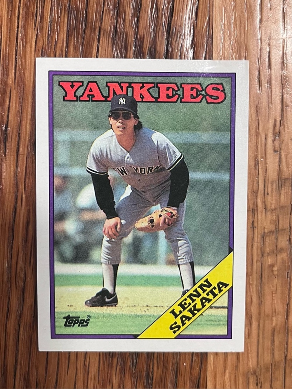 Lenn Sakata 1988 Topps #716 New York Yankees Baseball